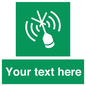 SL7284: Custom sign safe condition Emergency position beacon