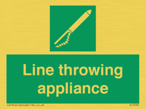 SL7292: Line throwing appliance