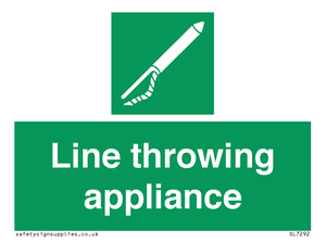 SL7292: Line throwing appliance
