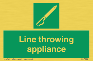 SL7292: Line throwing appliance