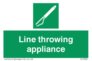 SL7292: Line throwing appliance