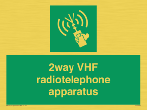 SL7293: 2way VHF radiotelephone apparatus