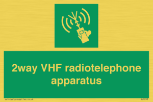 SL7293: 2way VHF radiotelephone apparatus