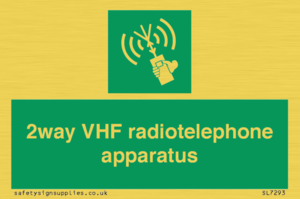 SL7293: 2way VHF radiotelephone apparatus