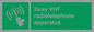 SL7293: 2way VHF radiotelephone apparatus