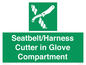 SL7860: Seatbelt/Harness Cutter in Glove Compartment