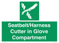 SL7860: Seatbelt/Harness Cutter in Glove Compartment