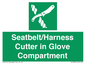 SL7860: Seatbelt/Harness Cutter in Glove Compartment