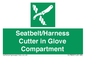 SL7860: Seatbelt/Harness Cutter in Glove Compartment
