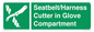 SL7860: Seatbelt/Harness Cutter in Glove Compartment