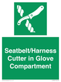 SL7860: Seatbelt/Harness Cutter in Glove Compartment