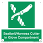 SL7860: Seatbelt/Harness Cutter in Glove Compartment