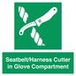 SL7860: Seatbelt/Harness Cutter in Glove Compartment