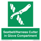 SL7860: Seatbelt/Harness Cutter in Glove Compartment