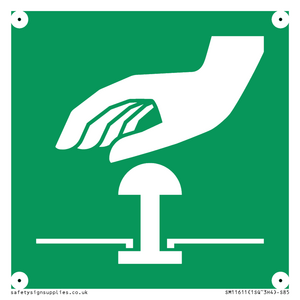 SM11611: E020 safe condition emergency stop button