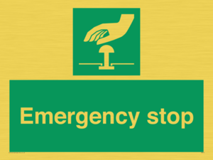 SM410: emergency stop