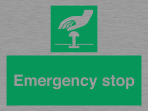 SM410: emergency stop