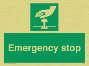 SM410: emergency stop