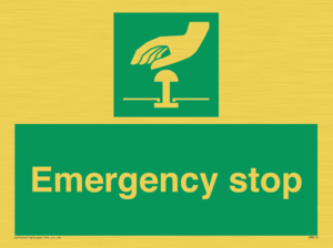 SM410: emergency stop