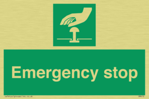 SM410: emergency stop