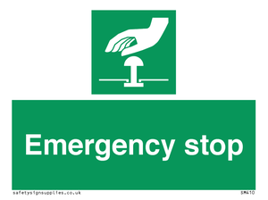 SM410: emergency stop