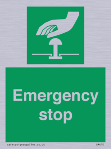 SM410: emergency stop