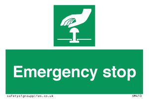 SM410: emergency stop