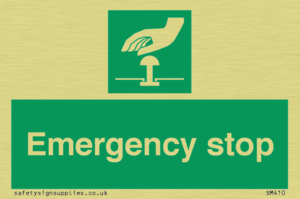 SM410: emergency stop