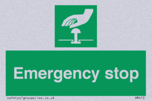 SM410: emergency stop