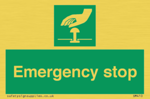 SM410: emergency stop