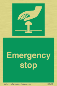 SM410: emergency stop
