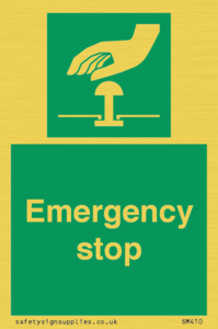 SM410: emergency stop