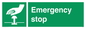 SM410: emergency stop