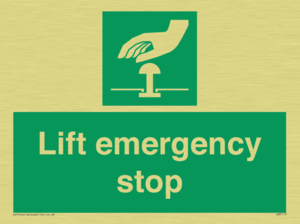 SM7117: Lift emergency stop