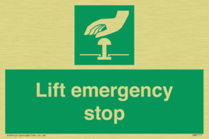 SM7117: Lift emergency stop