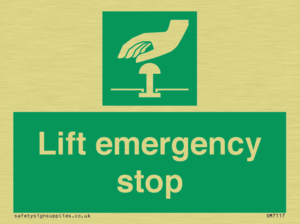 SM7117: Lift emergency stop