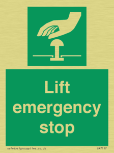 SM7117: Lift emergency stop