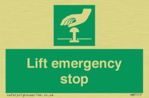 SM7117: Lift emergency stop