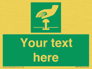 SM7173: Custom Safe condition: Emergency stop button