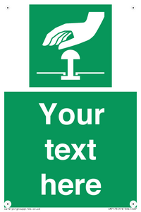 SM7173: Custom Safe condition: Emergency stop button