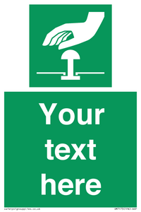 SM7173: Custom Safe condition: Emergency stop button