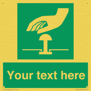 SM7173: Custom Safe condition: Emergency stop button