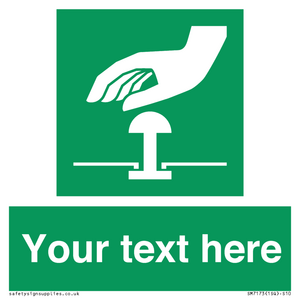 SM7173: Custom Safe condition: Emergency stop button