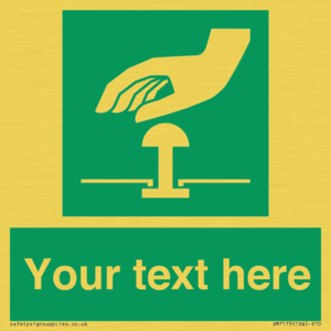 SM7173: Custom Safe condition: Emergency stop button