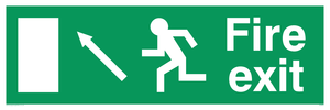 SQ665: fire exit - safety sign