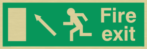 SQ665: fire exit - safety sign