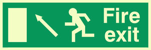 SQ665: fire exit - safety sign