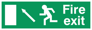 SQ665: fire exit - safety sign