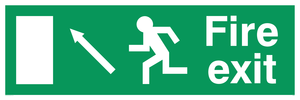SQ665: fire exit - safety sign