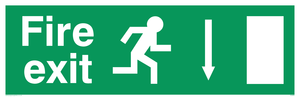 SQ666: fire exit - safety sign